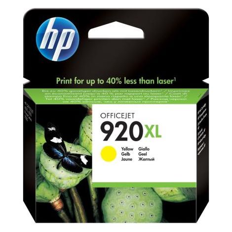 HP Cartuccia originale inchiostro giallo ad alta capacità 920XL (1/5)