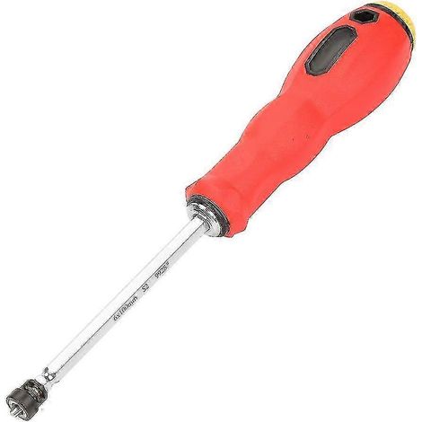 Tournevis magnétique puissant 6 x 100 mm, outil manuel double usage, tournevis plat/croix z (1/5)
