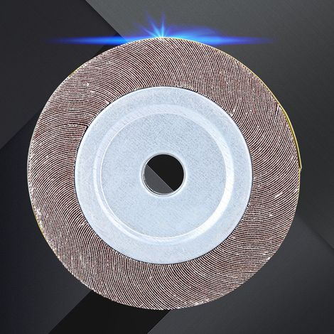 Meule de polissage pour tubes en acier inoxydable, disques de polissage à mille hélices, grain 80 (1/5)