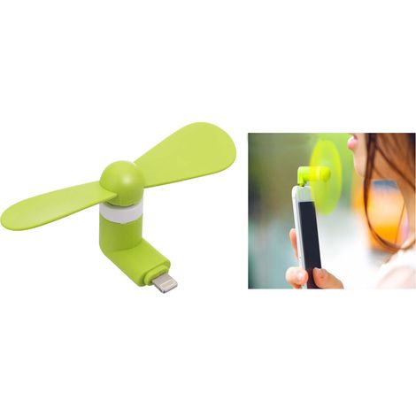 Mini Ventilatore USB Per Telefono Portatile Smartphone Colorato Flessibile 8 pin