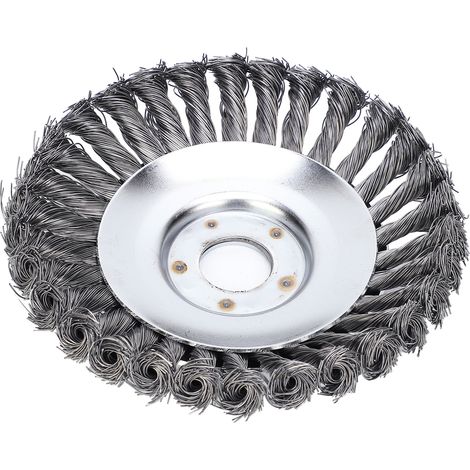 Unkrautstecher-Schale für Rasenmäher, schalenförmig, aus rostfreiem Stahldraht, 6 Zoll (15 cm) (1/5)