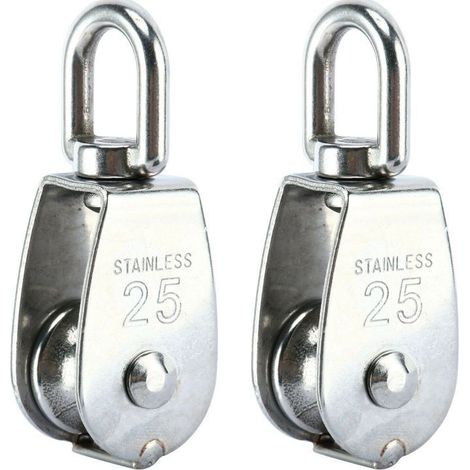 Rotating stainless steel cable guide roller, rope guide roller, lifting and pulling roller for ships, ship fittings (M32 fittings)