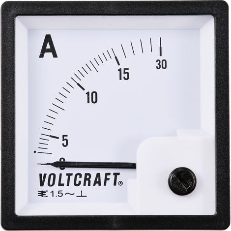 VOLTCRAFT AM-72X72/15A AM-72X72/15A Analog-Einbaumessgerät AM-72X72/15A  15 A Dreheisen