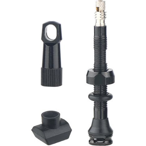Accessoires pour pompe à vélo, gonfleur, rallonge de valve de pneu, tige de valve de vélo, spécialement conçu pour les amateurs de tuning, 40 mm, noir 1 (1/5)