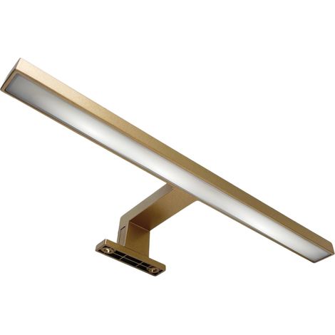 Applique LED Miroir Salle de Bain 30 CM – Certifiée IP44 Étanche – Lumière pour Miroir – Couleur Bronze Doré