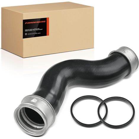 Turbo-Ansaugschlauch – 1 Stück – Verstärkter Gummi – Ersatzteilnummer 26283 – Für Golf V, Passat, A3, TT – Schwarz (1/5)