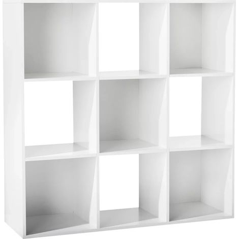Meuble de rangement et vitrine moderne en panneau MDF, armoire d'exposition avec étagères, finition élégante, idéal pour salon et bureau