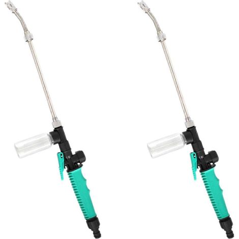 2X 2In1 High Pressure Power Water-Gun Jet Car Cleaning-Gun Hose Wand Nozzle Sprayer Watering Spray Sprinkler (1/5)