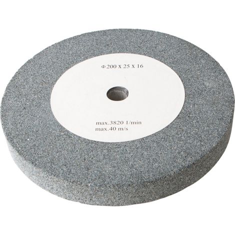 Mola Abrasiva 200x25x16 mm Grana 36 Smerigliatrice da banco Scheppach 88000869