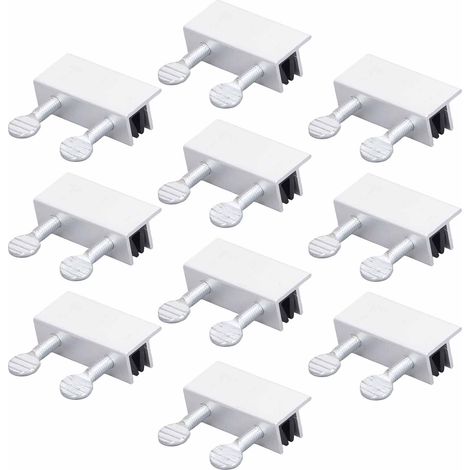 Lot de 10 verrous de fenêtre coulissante en alliage d'aluminium, anti-vieillissement et réglables pour la sécurité de votre maison. (1/5)