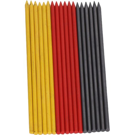 60 recharges solides pour porte-mines de charpentier, écriture, dessin et conception pour le travail du bois, mine de 2,8 mm (1/5)