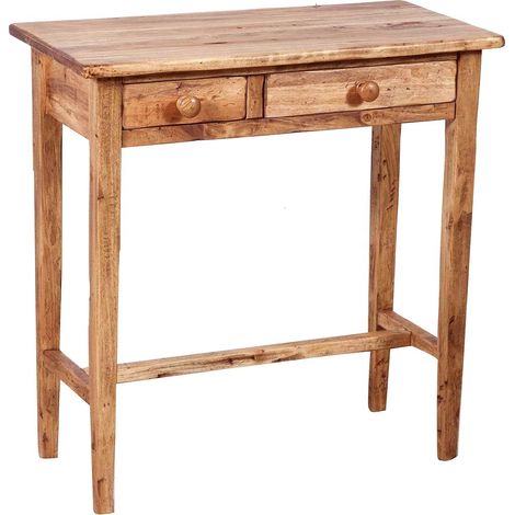 Consolle ingresso legno 73x75x36 cm Made in Italy Mobile ingresso corridoio Consolle legno tiglio Consolle ingresso shabby chic (1/5)