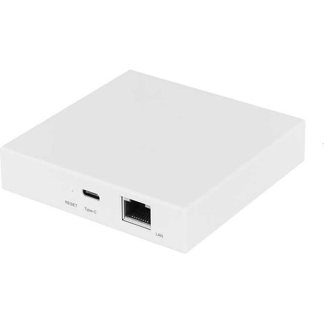 Gateway Matter WIFI 2.4G + ZigBee 3.0, TUYA, Smart Life, Apple Home, Google Home, Alexa, SmartThings, 1A, 5V, 90X90X22mm, IP20, MU3000