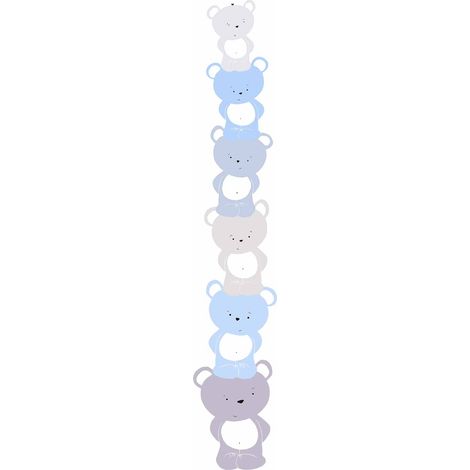 Papier peint blanc motif koala pour chambre bébé Tapisserie enfant blanche intissée motif koala Papiers peints blanc pour chambre fille (1/4)