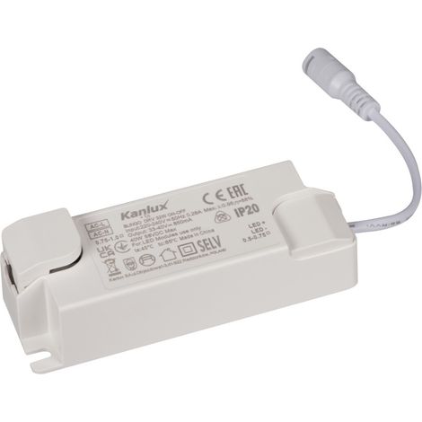 Alimentazione LED 32W  Bianco – Compatto – Sicurezza Classe II Kanlux (1/2)