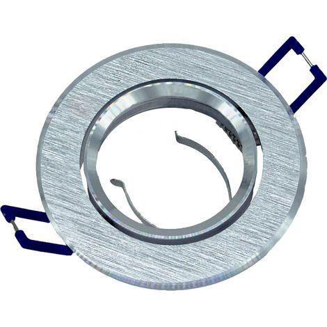 Beweglicher Deckenstrahler silber GU10 rund ID-1022 Idealed (1/2)