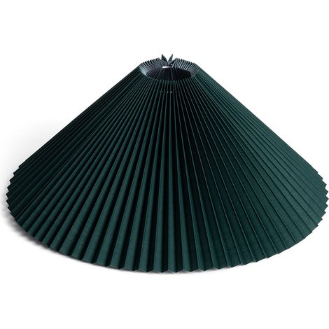Ledkia – Abat-jour en tissu vert 210mm – Ø475mm – Design élégant pour éclairage intérieur – Compatible avec pieds de lampe variés (1/5)