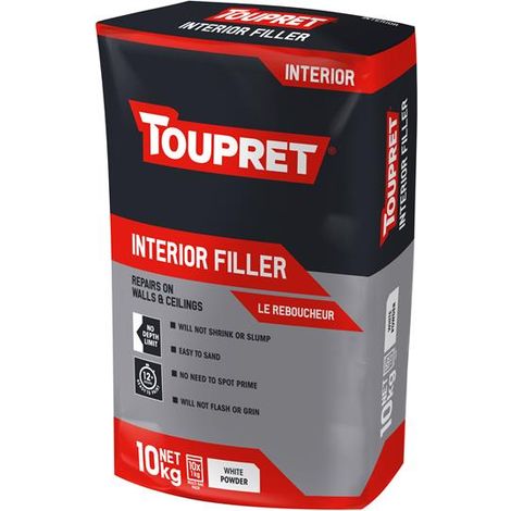 Toupret TTREB7101GB Interior Filler 10kg TOUTTREB7101
