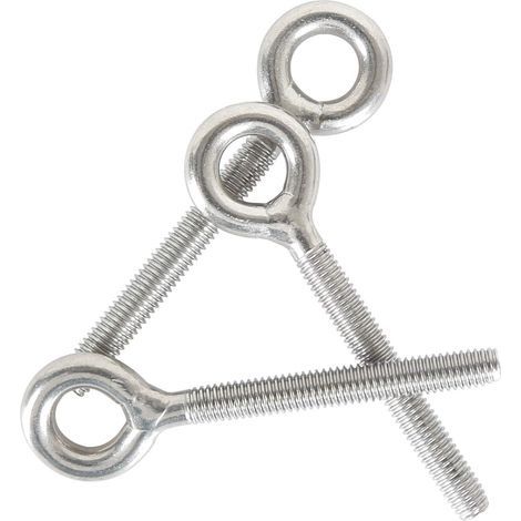 5PCS M8 Boulons à oeil 304 Acier Inoxydable Boulon Anneau de Levage Soudés Fermés Vis à œil de Tige de Vis à Vis Résistant à La Corrosion (1/5)