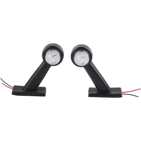2x 12 LED 10V-30V Winkel-Seitenmarkierungsleuchten für LKW, PKW, wasserdichte Seitenblinker x2 (1/5)