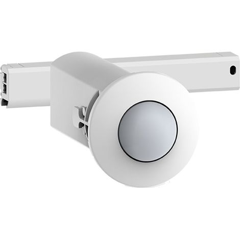 Mini-detector de movimiento PIR 360º empotrable en techo (2000W 1000lm 230V) IP40 3,8x8,5x8cm color blanco (1/3)