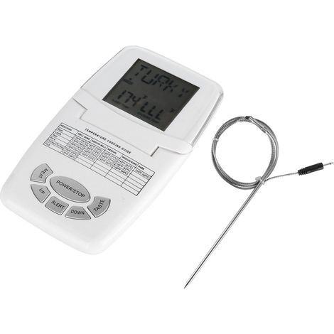 Thermomètre pliable avec sonde, thermomètre électronique pliable pour barbecue, accessoires de cuisine pour grillades (1/5)