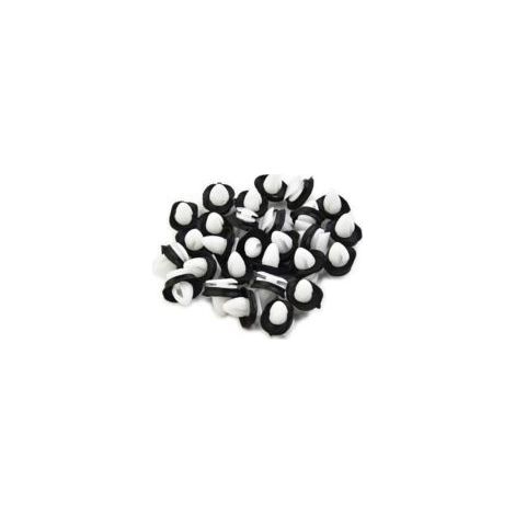 Lot de 100 clips de fixation pour portes de voiture avec joint en caoutchouc 9 mm, clips pour pare-chocs Citroën Jumper, Peugeot Boxer, Fiat (1/5)