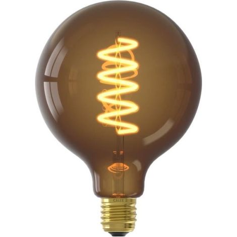 Ampoule LED E27 - CALEX - G125 GLOBE - Filament droit - 4 W - 120 lm - 1800 K - Intensité variable - Naturel (1/5)