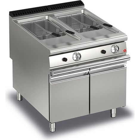 Friteuse à Gaz - 2 x 15L - 2 x 13 kW - Baron