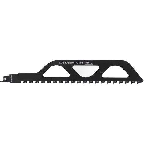 Lame de scie sabre en alliage tungstène-carbone pour couper brique, béton poreux, maçonnerie et bois. (1/5)