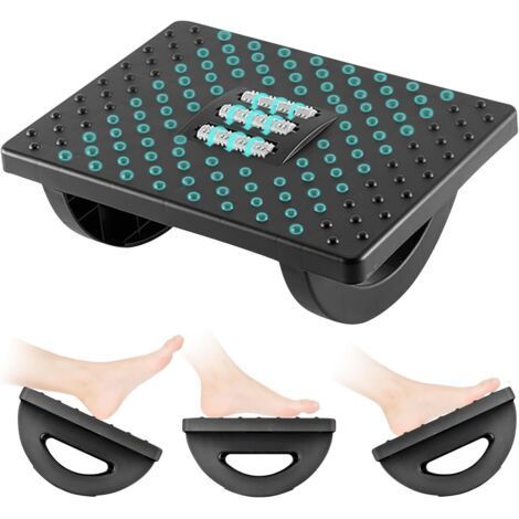 Ergonomic Adjustable Footrest Under Desk - Comfortable with Roller Massage for Leg Rest (1/5)