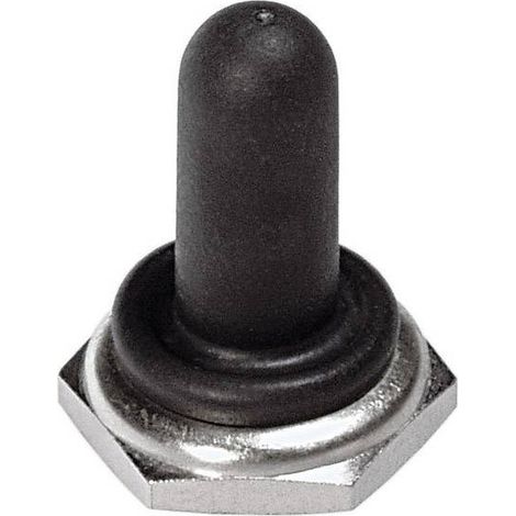 Capuchon APEM N36116045 nickelé, noir 1 pc(s) (1/2)