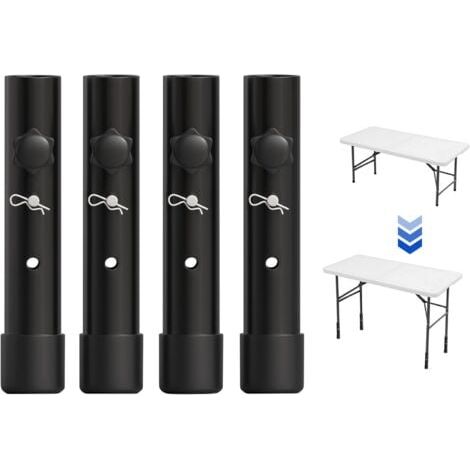 Extensor de patas de mesa (4 unidades), altura ajustable para patas curvas y rectas, altura de 20 cm. (1/5)