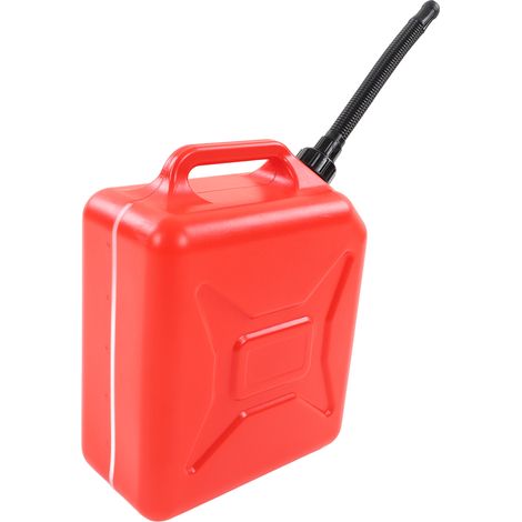 Jerrycan HDPE épaissi 10L transparent gradué, bidon essence robuste à repère de niveau, réservoir portable épais 2,6 gallons (1/5)