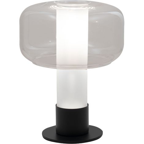 Lampe De Table Transparente Flick, Structure En Métal Et Verre Borosilicate, Variateur Tactile, Douille E14 15 W, Indice De Protection Ip20 - Flick (1/3)