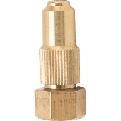 High-pressure spray nozzle with G3/8 internal thread, ceramic and brass watering tool for yard farming, 1.2mm/0.05 inch hole (1/5)