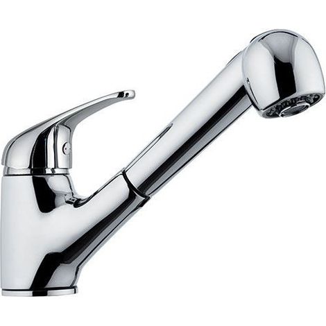 Epic 2 miscelatore monocomando con canna estraibile in ottone cromato