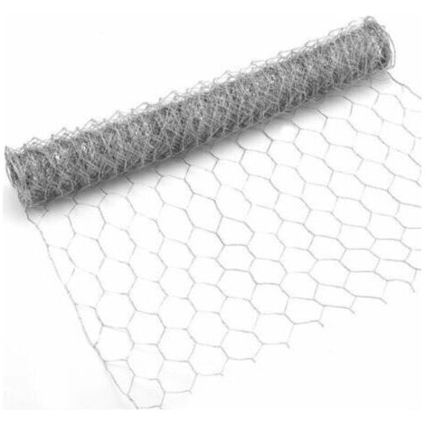 Grillage hexagonal galvanisé à mailles fines 0,35 x 4 m – Maille légère 25 x 15 mm – Pour clôtures et supports de jardin (1/5)