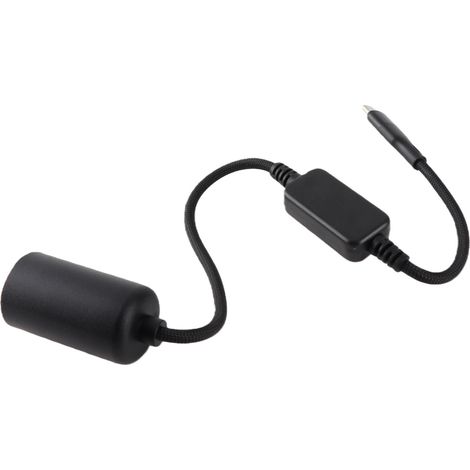 Adaptateur USB-C vers allume-cigare (Type C mâle 5V vers 12V) pour caméra embarquée, GPS et bandes lumineuses LED de voiture (1/5)
