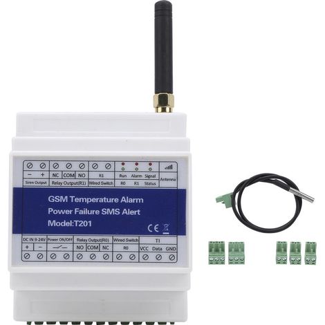GSM SMS alarme de température alerte de panne de courant contrle à distance prise en charge rapport de minuterie (1/5)