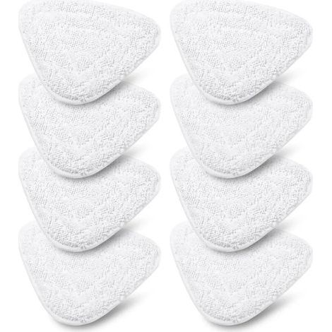 8 tampons de rechange en chenille pour balai vapeur Vileda / O-Cedar (1/5)