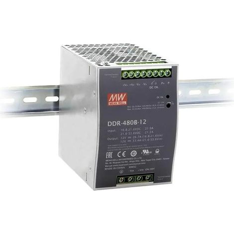 [GEBRAUCHT] B-Ware Mean Well Dc Wandler Konverter Ddr 480 Din Rail Stromversorgung 67 2 154 V 24 V 20 A