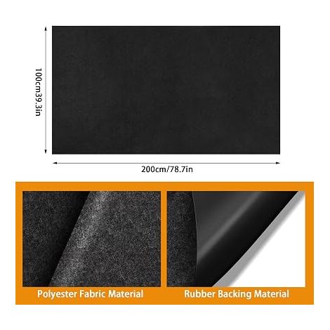 Garage Mat PVC 100 x 200 cm, 2.7 mm, Garage Mat, Workshop, Under Motorcycle, Workbench (1/4)