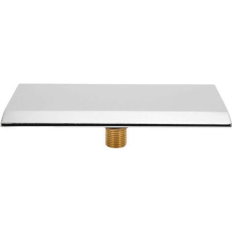 Eosnow Bec de baignoire cascade G1/2, filetage externe, SPA, salle de bain, piscine, buse de sortie de cascade murale argentée