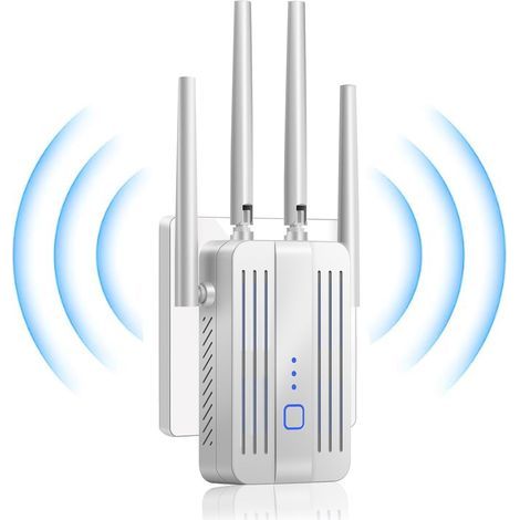 Amplificateur de signal Wi-Fi pour la maison : la portée du répéteur Internet couvre jusqu'à 9 995 pi² et plus de 45 appareils (1/5)