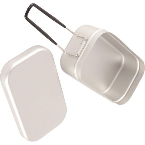Boîte à bento de cuisine Cryfokt compacte en aluminium avec (1/2)
