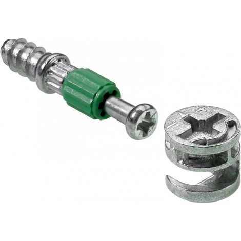 Set di 4 borchie di montaggio rastex in acciaio lucido HETTICH, l.24,5 mm HETTICH