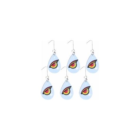 Set mit 6 reflektierenden Vogelabwehrscheiben mit reflektierendem Augeneffekt, die Vögel effektiv abwehren und Ihren Garten, Ihre Scheune, Ihr Lager, Ihre Terrasse und Ihren Hof schützen (d-Crezuo Set (1/5)