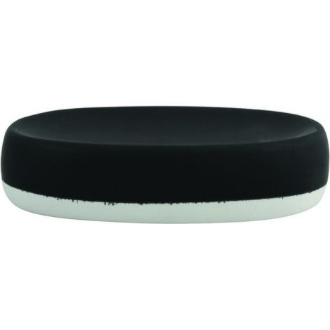 Porte Savon Céramique CAGLIARI Noir MSV (1/2)