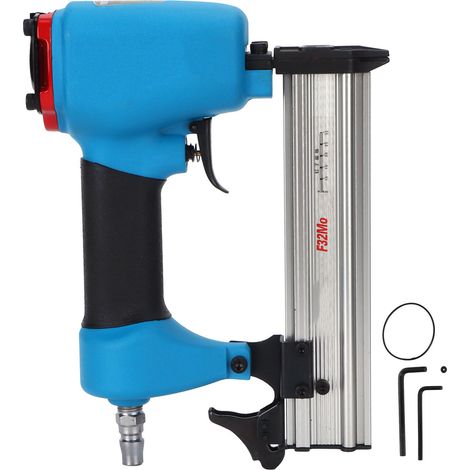 Chiodatrice pneumatica, silenziosa, diritta, con capacità di 100 pezzi, di alta precisione per ferro e rame, ideale per lavori di bricolage e decorazione domestica. (1/5)